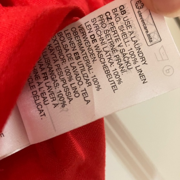 And Other Stories Red Front Knot Linen Top - NWOT - Picture 7 of 7